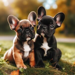 Fluffy French Bulldogs