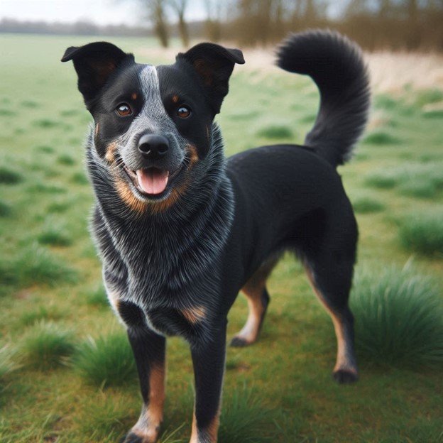 The Black Australian Cattle Dog