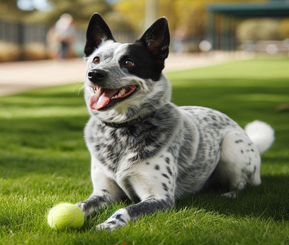 The White Australian Cattle Dog