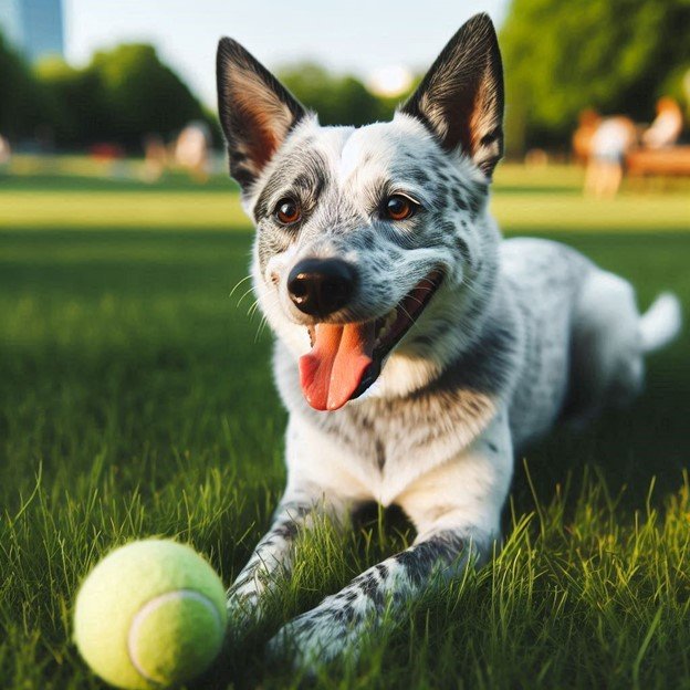 The White Australian Cattle Dog